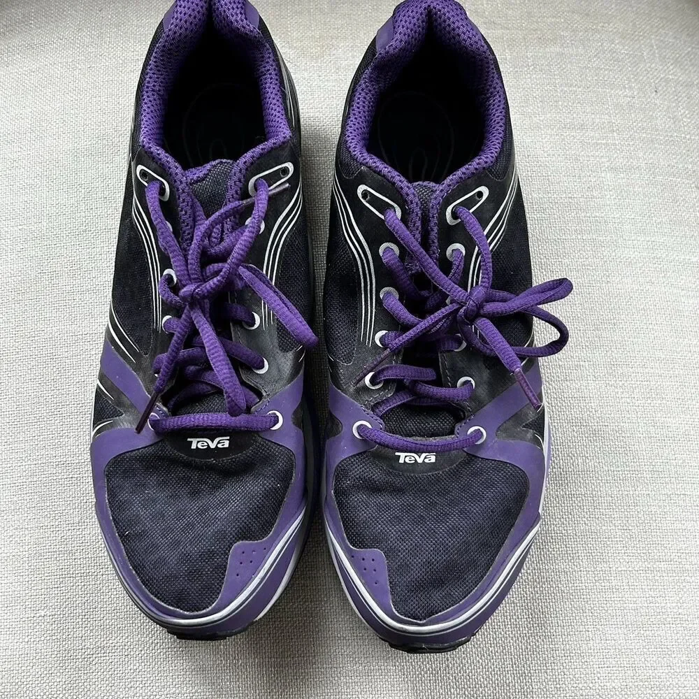 Teva Tevasphere Trail Running Shoes Sneakers Size 7.5 Purple Black Cross Train